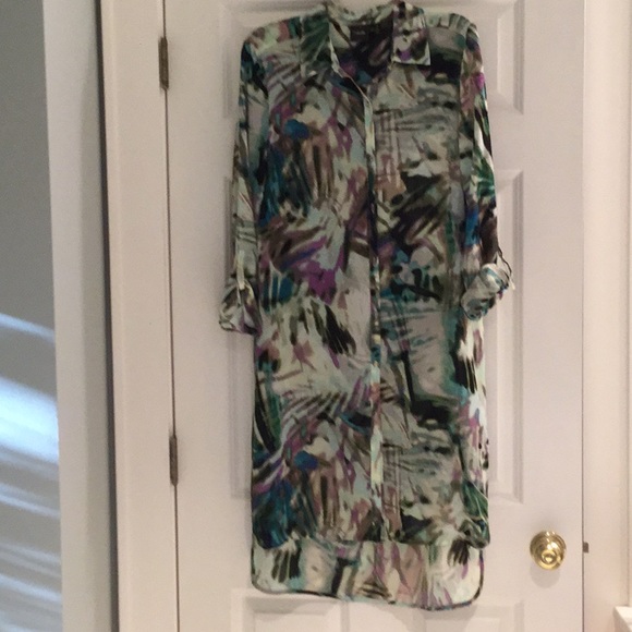Rafaella Dresses & Skirts - Lite and airy button down Rafaella pastel dress. Rafaella Dresses & Skirts - Lite and airy button down Rafaella pastel dress.